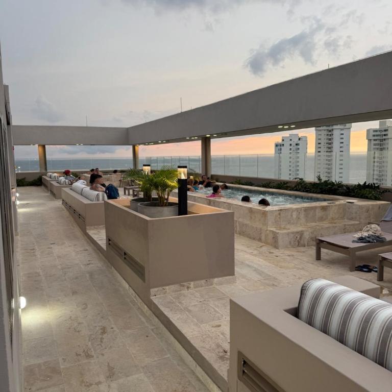 apartamento de lujo con piscina, jacuzzi en el rodadero - Apartamento de 2 dormitorios - 22