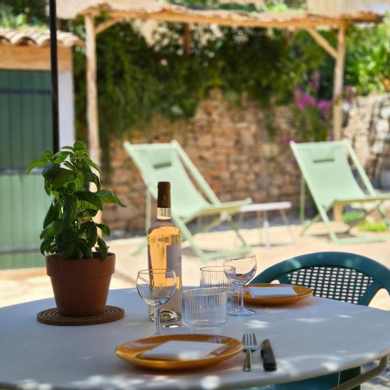 Studio en pierre avec jardin et parking privé à Saint-Paul-de-Vence - Haus mit 1 Schlafzimmer - 4