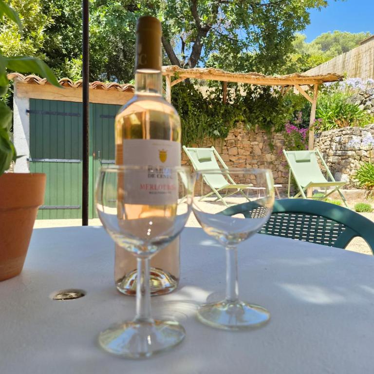 Studio en pierre avec jardin et parking privé à Saint-Paul-de-Vence - Haus mit 1 Schlafzimmer - 30