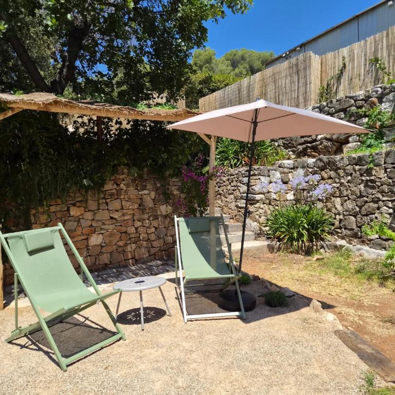 Studio en pierre avec jardin et parking privé à Saint-Paul-de-Vence - Haus mit 1 Schlafzimmer - 37