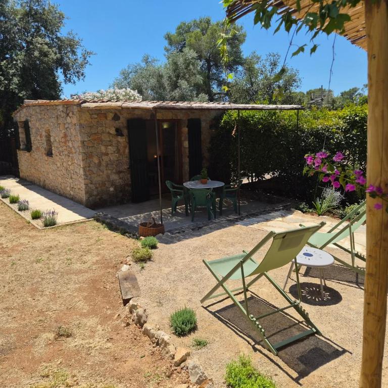 Studio en pierre avec jardin et parking privé à Saint-Paul-de-Vence - Haus mit 1 Schlafzimmer - 40