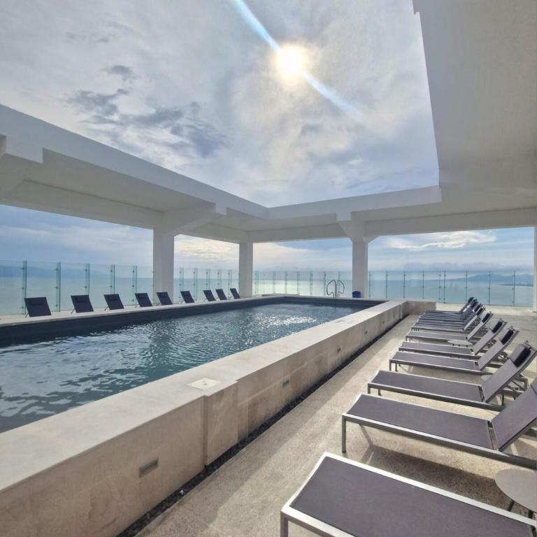 PROMO Beautiful beachfront Apt with pools, jacuzzi, gym - Appartement 1 Chambre - 44