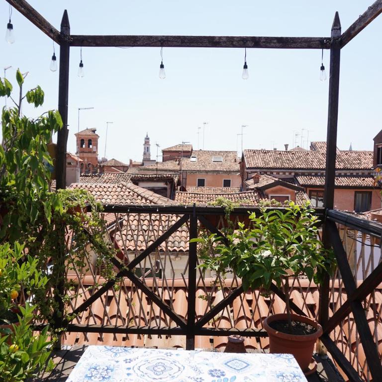 Ca Sabrina - Terrace overlooking the rooftops of Venice - Apartment mit 2 Schlafzimmern - 21