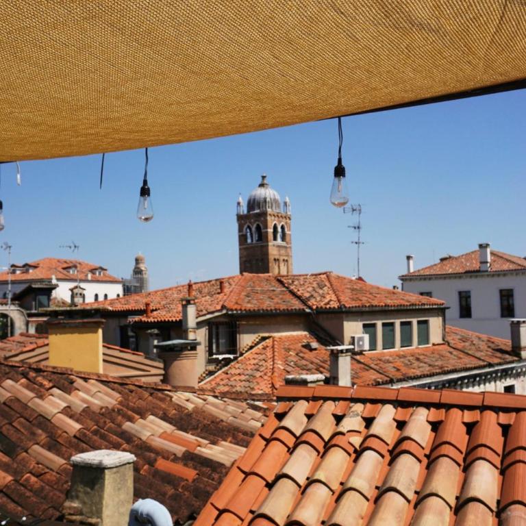 Ca Sabrina - Terrace overlooking the rooftops of Venice - Apartment mit 2 Schlafzimmern - 24