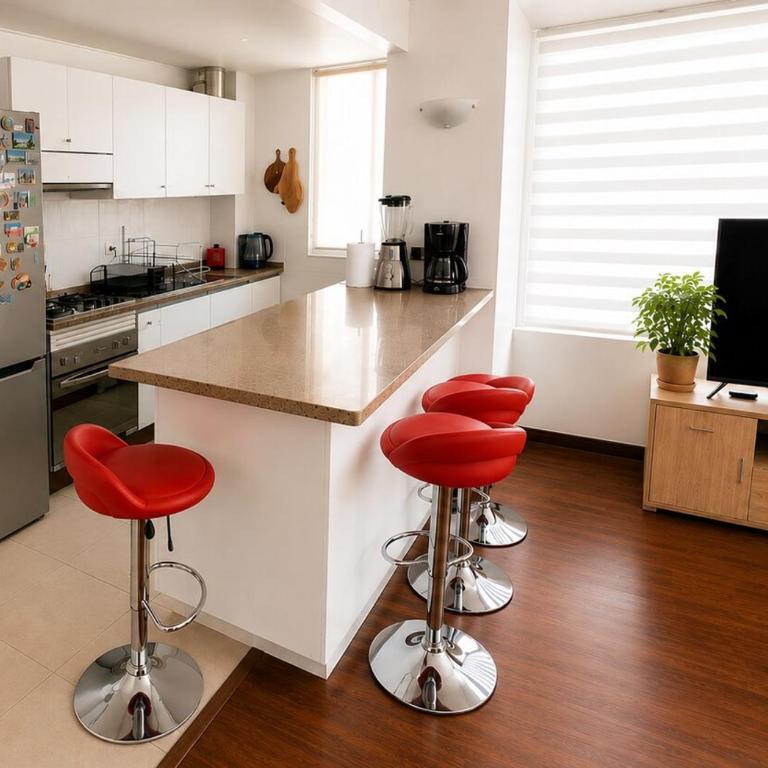 Modern 2 Bedroom, 2 Bathroom, Fully Equipped Downtown Santiago - Two-Bedroom Apartment - 12