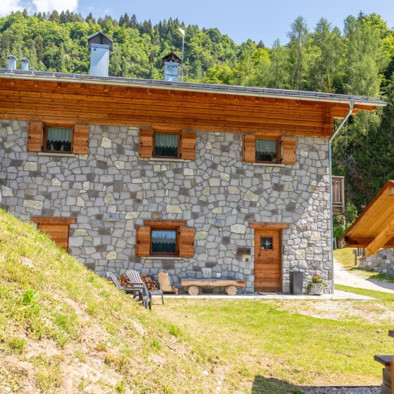 Chalet Ginepro - Chalet Maso Vecchio con vista montagne Passo Brocon, Trentino - Chalet con 1 Camera da Letto - 36