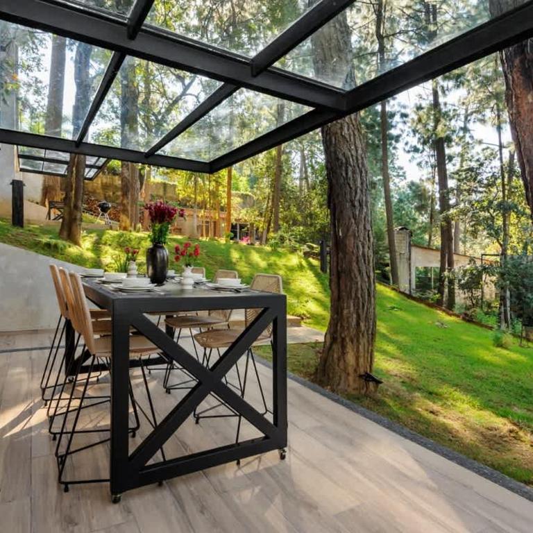 Increible propiedad en el bosque con Jacuzzi - Maison de Vacances - 8