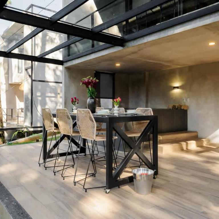 Increible propiedad en el bosque con Jacuzzi - Maison de Vacances - 9