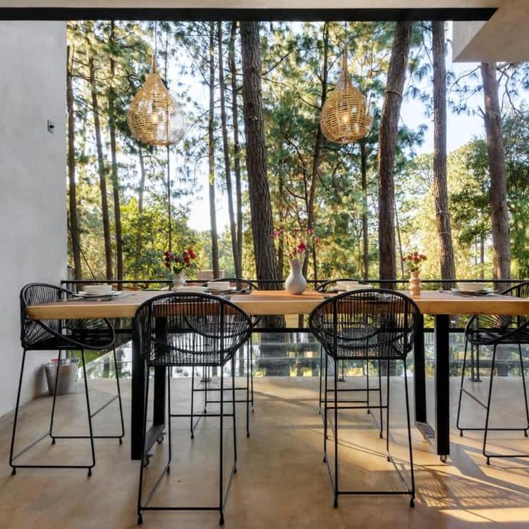 Increible propiedad en el bosque con Jacuzzi - Maison de Vacances - 11