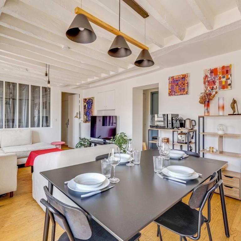 Charming Apartment a c 1BR 2P - Le Marais - Appartement 1 Chambre - 4