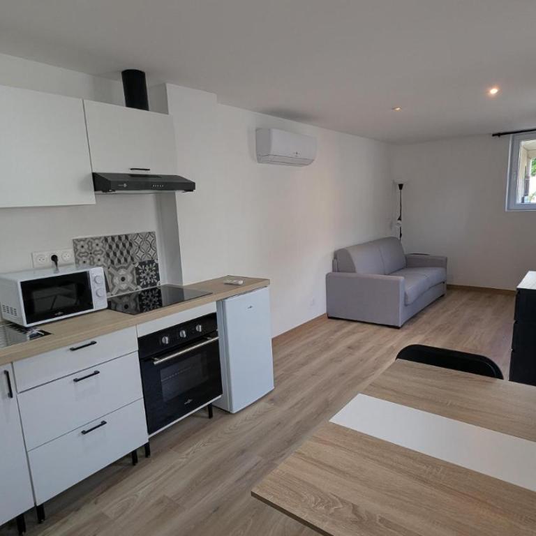Studio deux personnes Vichy centre Avec la climatisation Parking gratuit et privé - One-Bedroom Apartment - 3