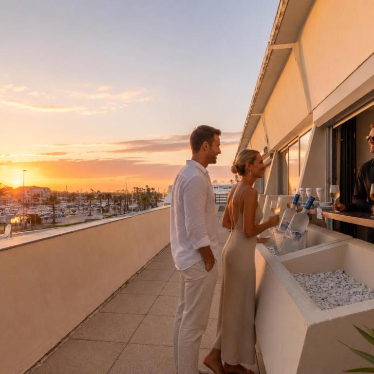 Cap Caline - Studio design Port Nature 5 coeur du Village Naturiste - Apartment mit 1 Schlafzimmer - 7