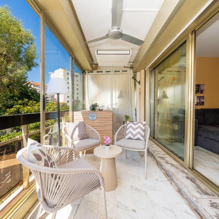 LUXURY Cannes ,2P neuf climatisé, Terrasse exceptionnelle ,parking, croisette - Appartement 1 Chambre avec Terrasse - 11