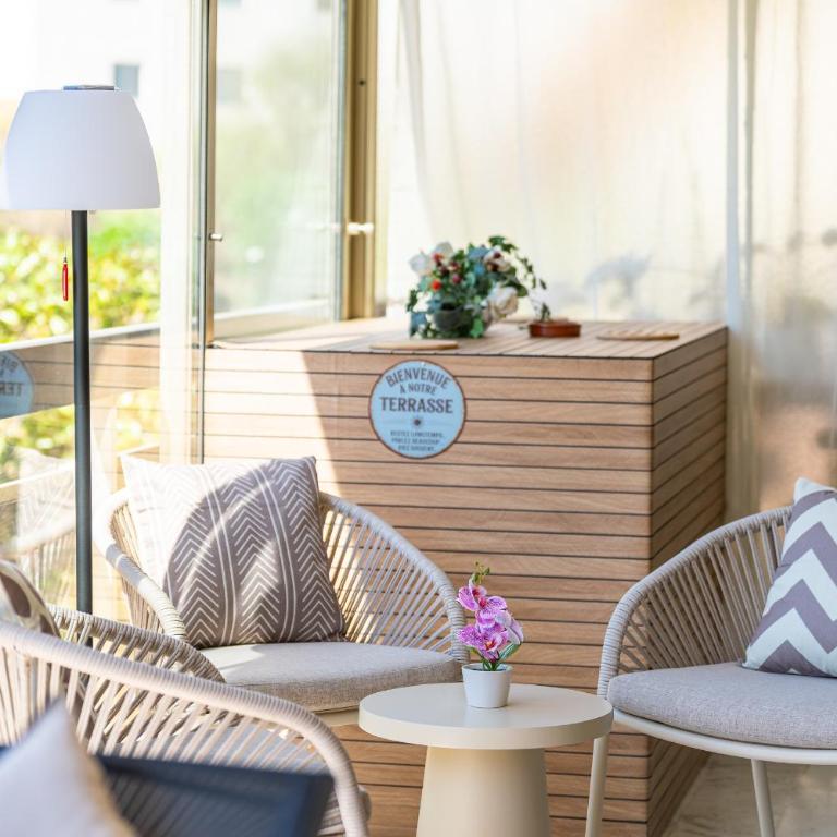 LUXURY Cannes ,2P neuf climatisé, Terrasse exceptionnelle ,parking, croisette - Appartement 1 Chambre avec Terrasse - 16