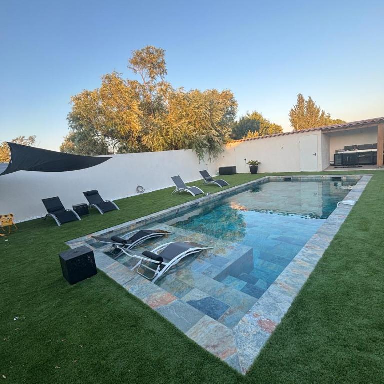 Villa avec piscine 10x5m à Narbonne- 6 personnes - 3 chambres - climatisation - Villa 1 Chambre - 29