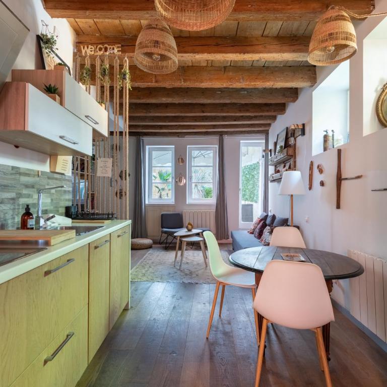 Le Patio - Ancien atelier de soyeux avec terrasse - Apartment - 11