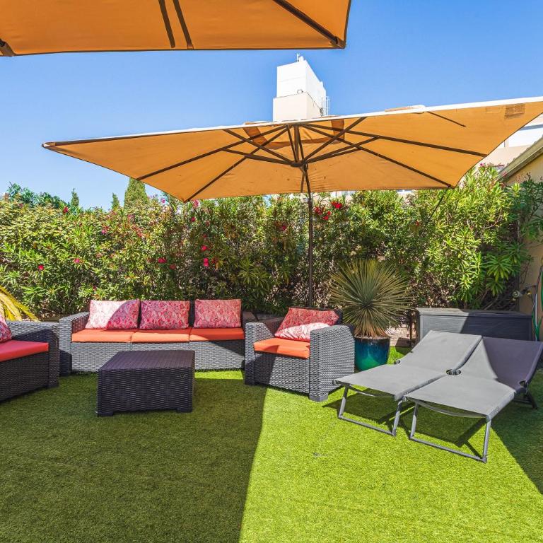 Azur & Magnolia - À 750 m de la plage - Appartement - 1