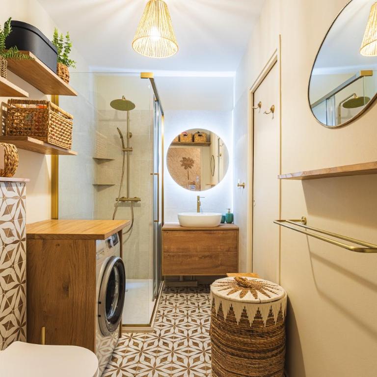 Azur & Magnolia - À 750 m de la plage - Appartement - 5