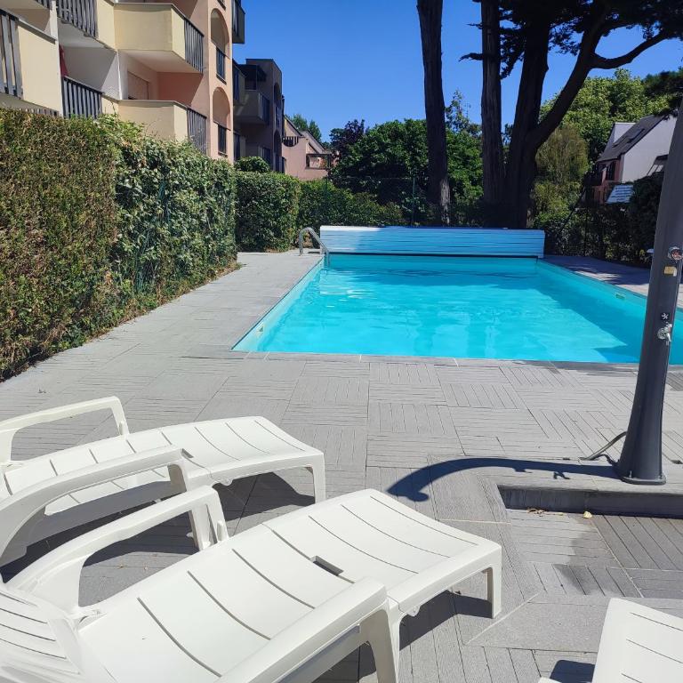 Studio sous les pins - 400m de la plage dePornichet - Apartment mit Parkblick - 3