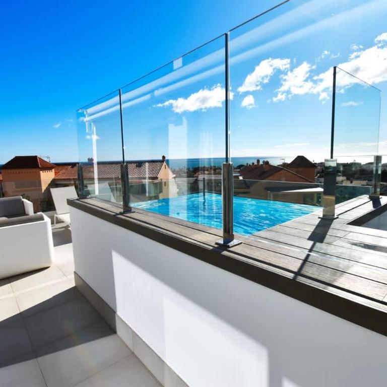 Top-Floor Apartment Private Pool & Sea Views - Apartamento - 54