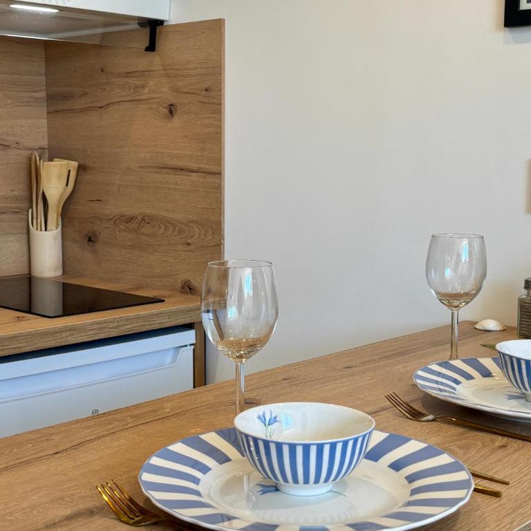 La Nord - Studio neuf Wifi & Parking privé 20M Océan - front de mer - Apartment mit 1 Schlafzimmer – Nichtraucher - 13