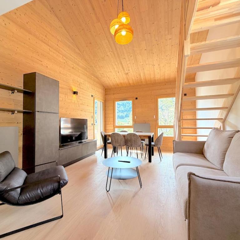 T3 neuf et calme - Vue sublime et garage privé - Deluxe Apartment mit Balkon und 2 Schlafzimmern - 13
