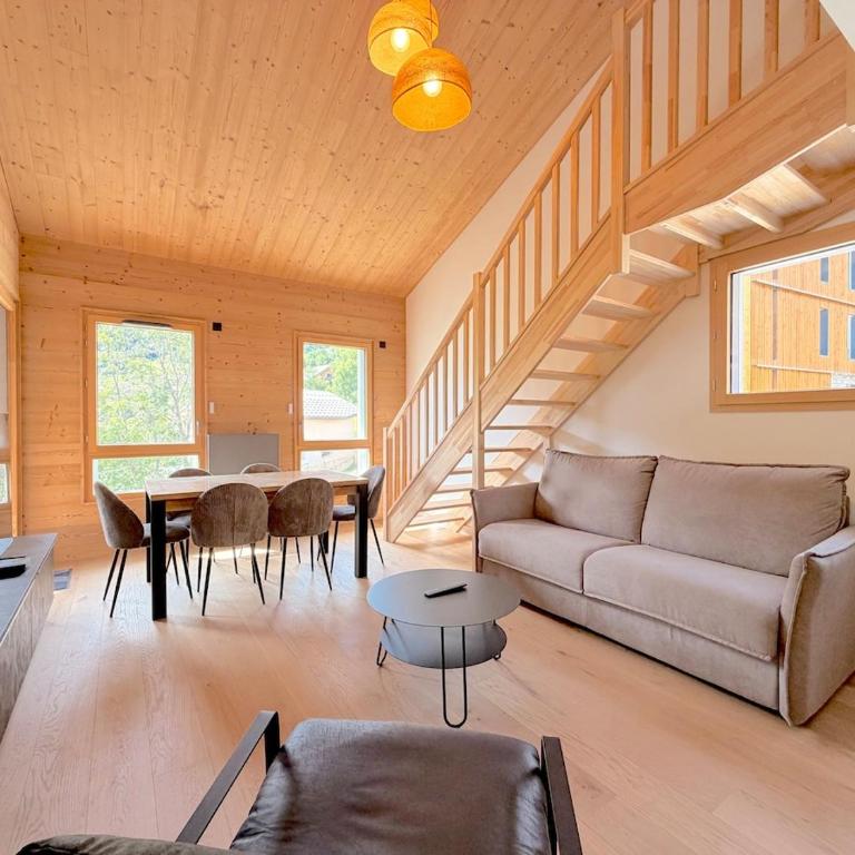 T3 neuf et calme - Vue sublime et garage privé - Deluxe Apartment mit Balkon und 2 Schlafzimmern - 15