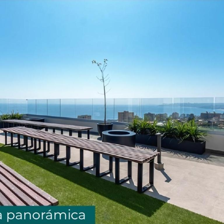 Depto NUEVO en Recreo Vista al Mar ámplia Terraza - Apartamento de 2 dormitorios - 2