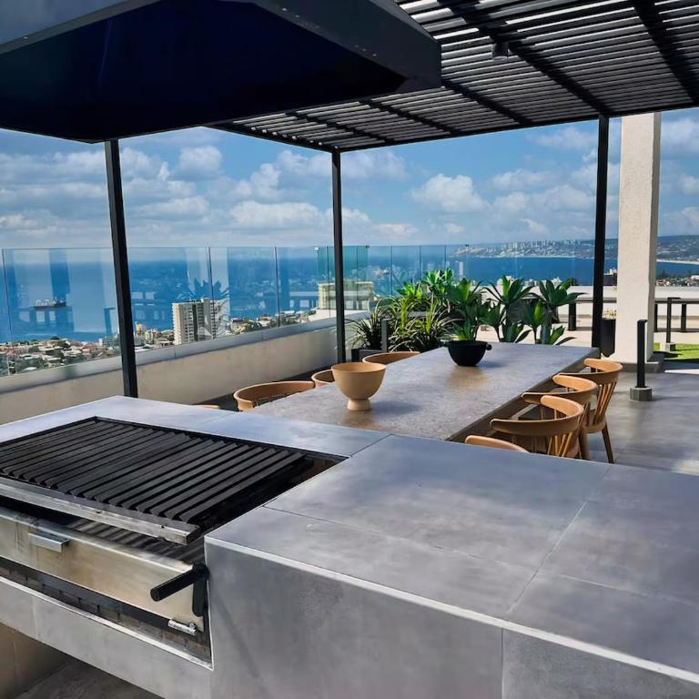 Depto NUEVO en Recreo Vista al Mar ámplia Terraza - Apartamento de 2 dormitorios - 6