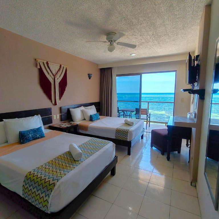 Hacienda Morelos Beachfront Hotel - Habitación Deluxe - 11