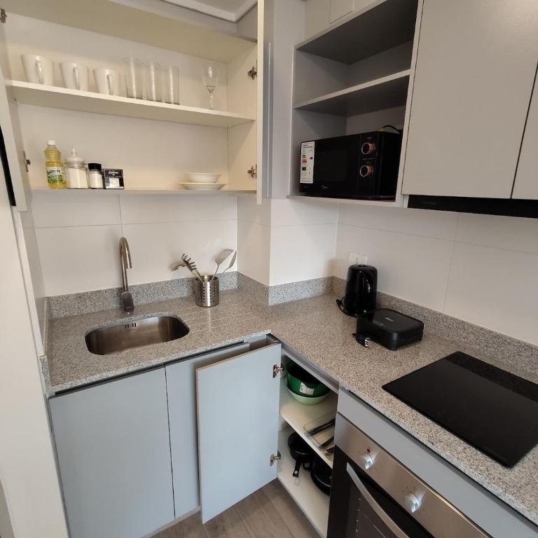 Movistar Arena Metro Parque O'Higgins 2 personas D527 - One-Bedroom Apartment - 14