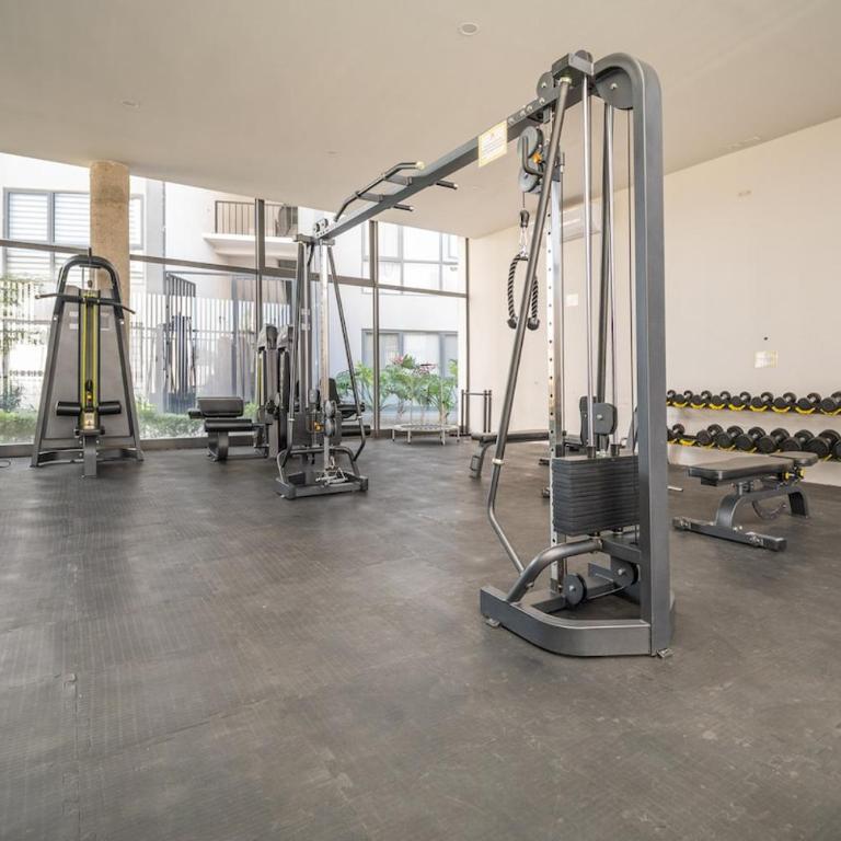 Apartamento equipado, piscina, padel y gimnasio - Three-Bedroom Apartment - 9