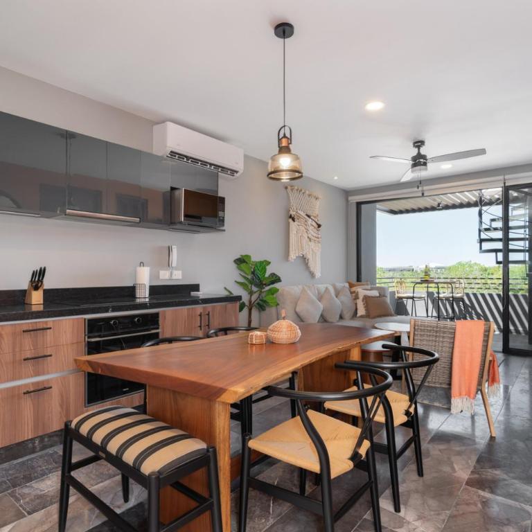 Terraza Privada PH Con Jacuzzi Tulum - Apartamento de 2 dormitorios con piscina privada - 11