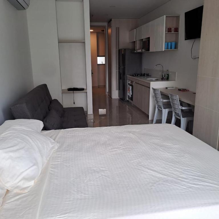 Apartamento espectacular en santa marta frente al Hilton con rooftop de lujo - One-Bedroom Apartment - 11