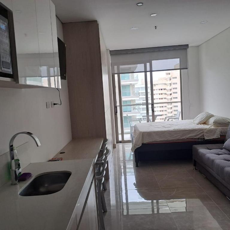 Apartamento espectacular en santa marta frente al Hilton con rooftop de lujo - One-Bedroom Apartment - 15