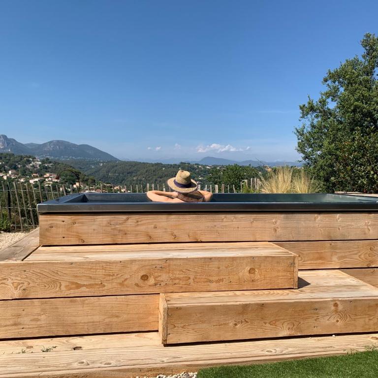 Tiny House - St-Paul-de-Vence - private jacuzzi - panoramic view - Casa con 1 dormitorio - 6