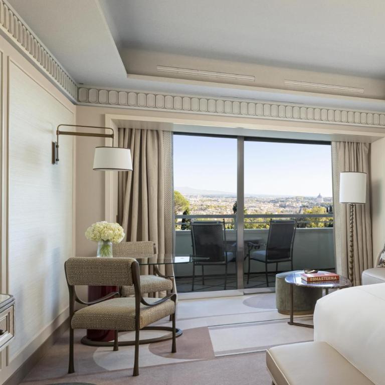 Rome Cavalieri, A Waldorf Astoria Hotel - Premier Imperial Twin Room with Two Twin Beds and Rome View - 2