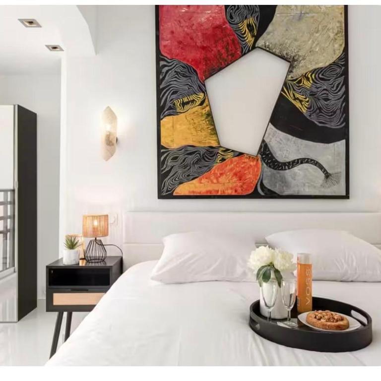 Luxueux 100m2 Croisette 5 étoiles - Vue mer Terrasse & Jacuzzi - Accès direct plage Miramar - Appartement 2 Chambres avec Terrasse et Vue sur la Mer - 13