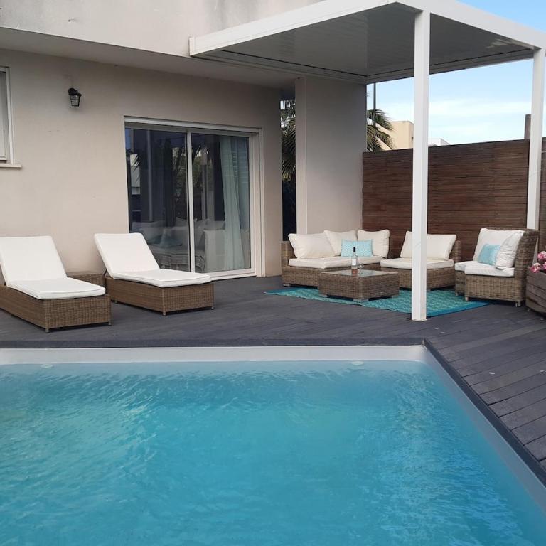 VILLA JAMERO, Bord de Mer, Piscine Chauffée, Balnéo, Climatisation,, Parking Privé - Villa - 1