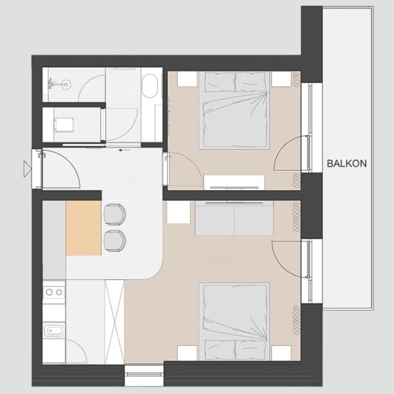 KATHRIN - pure alpine living - Superior Apartment mit 2 Schlafzimmern - 2