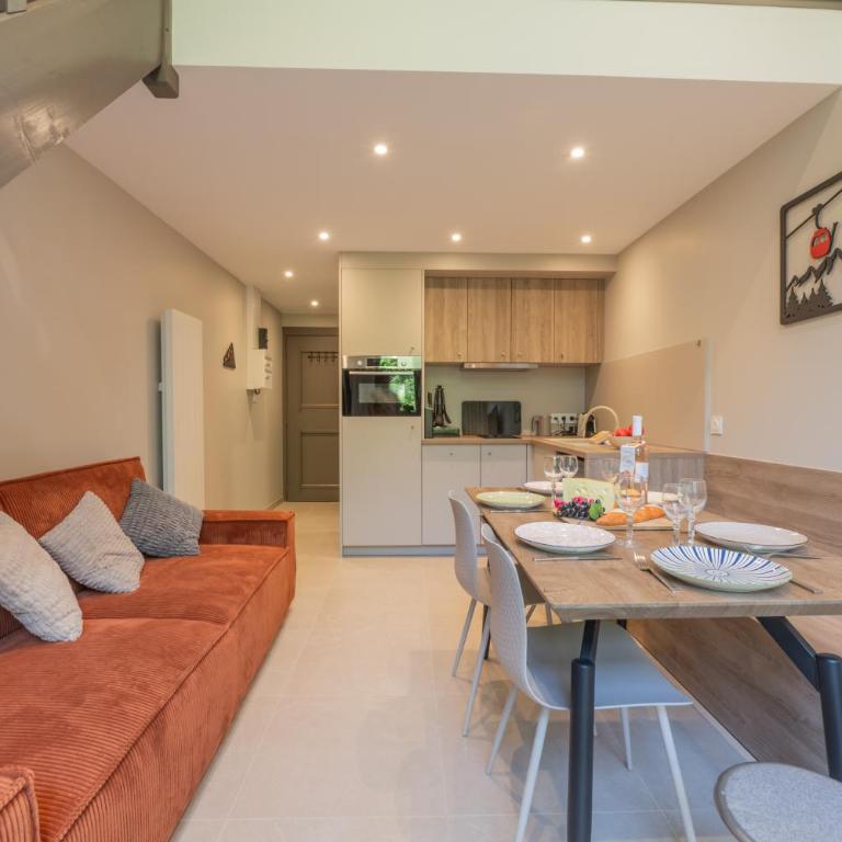 Full Nature apartment - Quiet Les Praz Retreat near Flégère Ski lift - Happy Rentals - Appartement Deluxe - 13