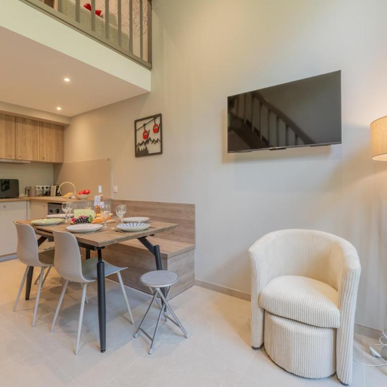 Full Nature apartment - Quiet Les Praz Retreat near Flégère Ski lift - Happy Rentals - Appartement Deluxe - 14