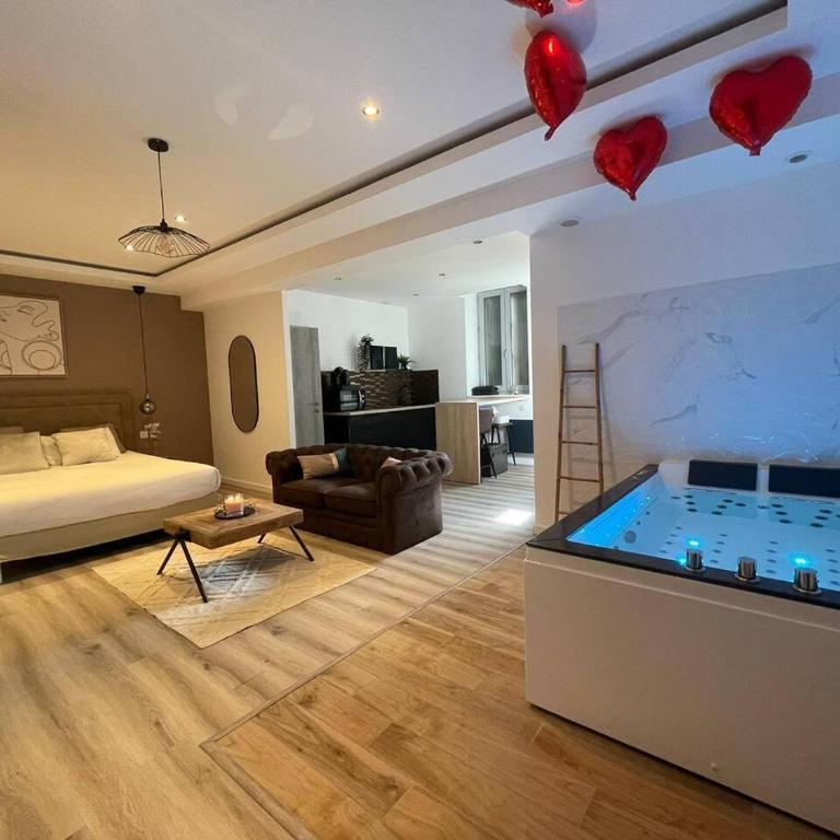 L'Eden Spa - Jacuzzi - Saint-Etienne - Apartamento de 1 dormitorio - 1