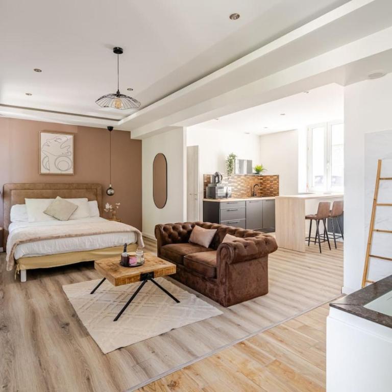L'Eden Spa - Jacuzzi - Saint-Etienne - Apartamento de 1 dormitorio - 15