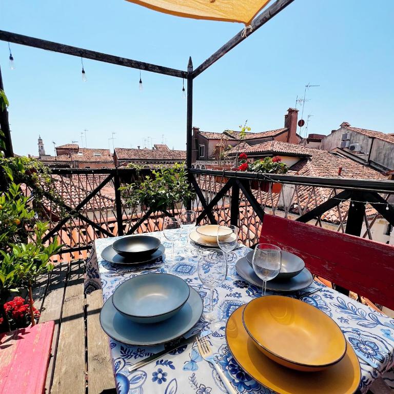 Ca Sabrina - Terrace overlooking the rooftops of Venice - Apartment mit 2 Schlafzimmern - 1