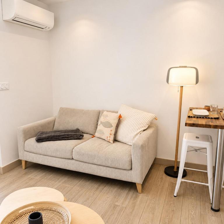 L'Ecrin de Canet Plage , Climatisé , Parking , Terrasse , Plage à 2 min à Pieds - Appartement 1 Chambre - 6