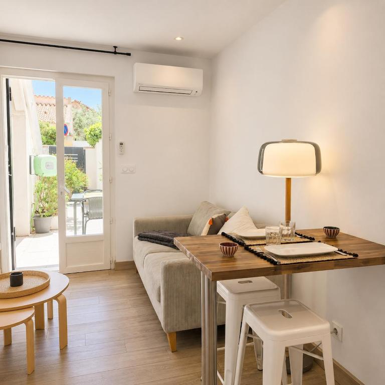 L'Ecrin de Canet Plage , Climatisé , Parking , Terrasse , Plage à 2 min à Pieds - Appartement 1 Chambre - 9