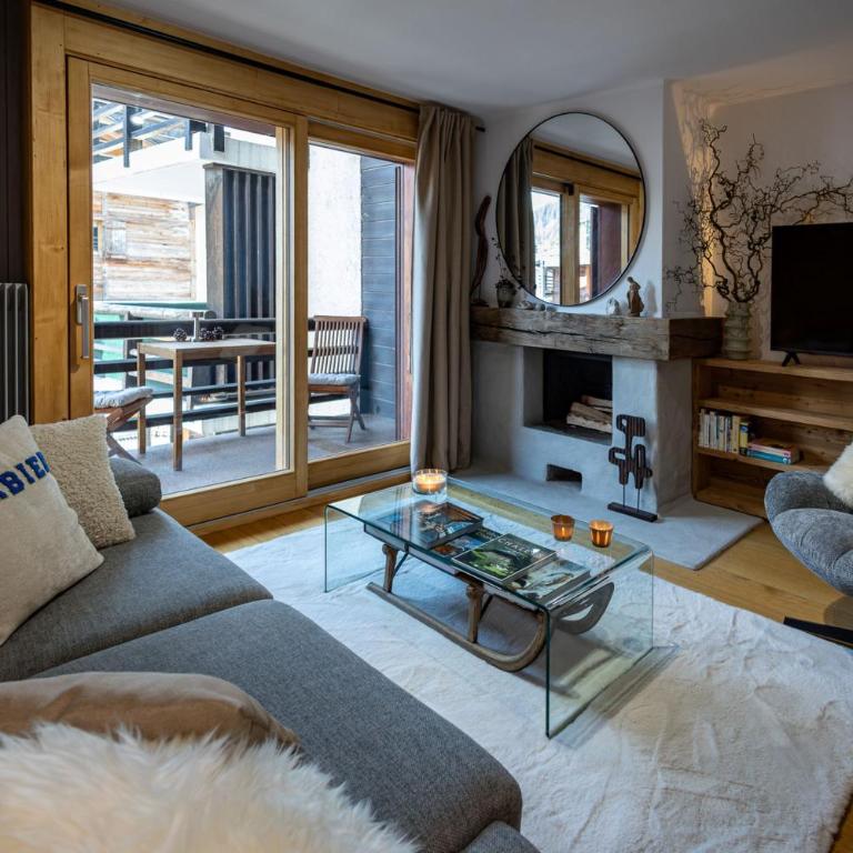 La Ruinette-charming 1-bed flat in Verbier centre - Appartement avec Balcon - 1