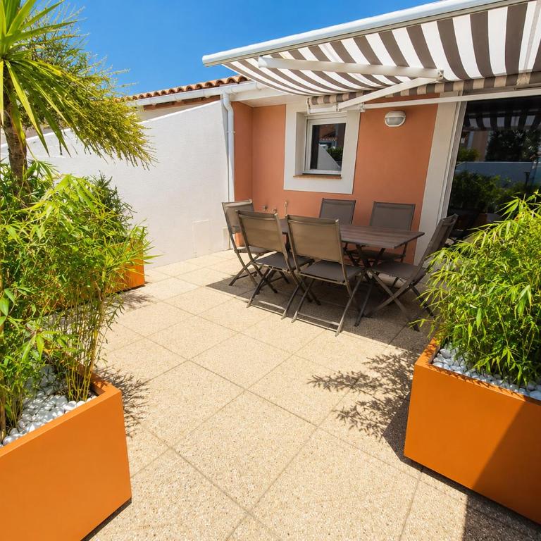 Maison 6 pers, Plage à 150 m, Terrasse, Garage, Wi-Fi & Douchette Extérieure - Maison 3 Chambres - 3