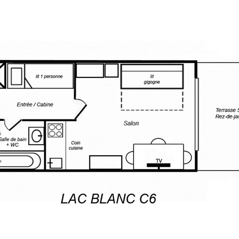 Residence Le Lac Blanc - Studio - 9